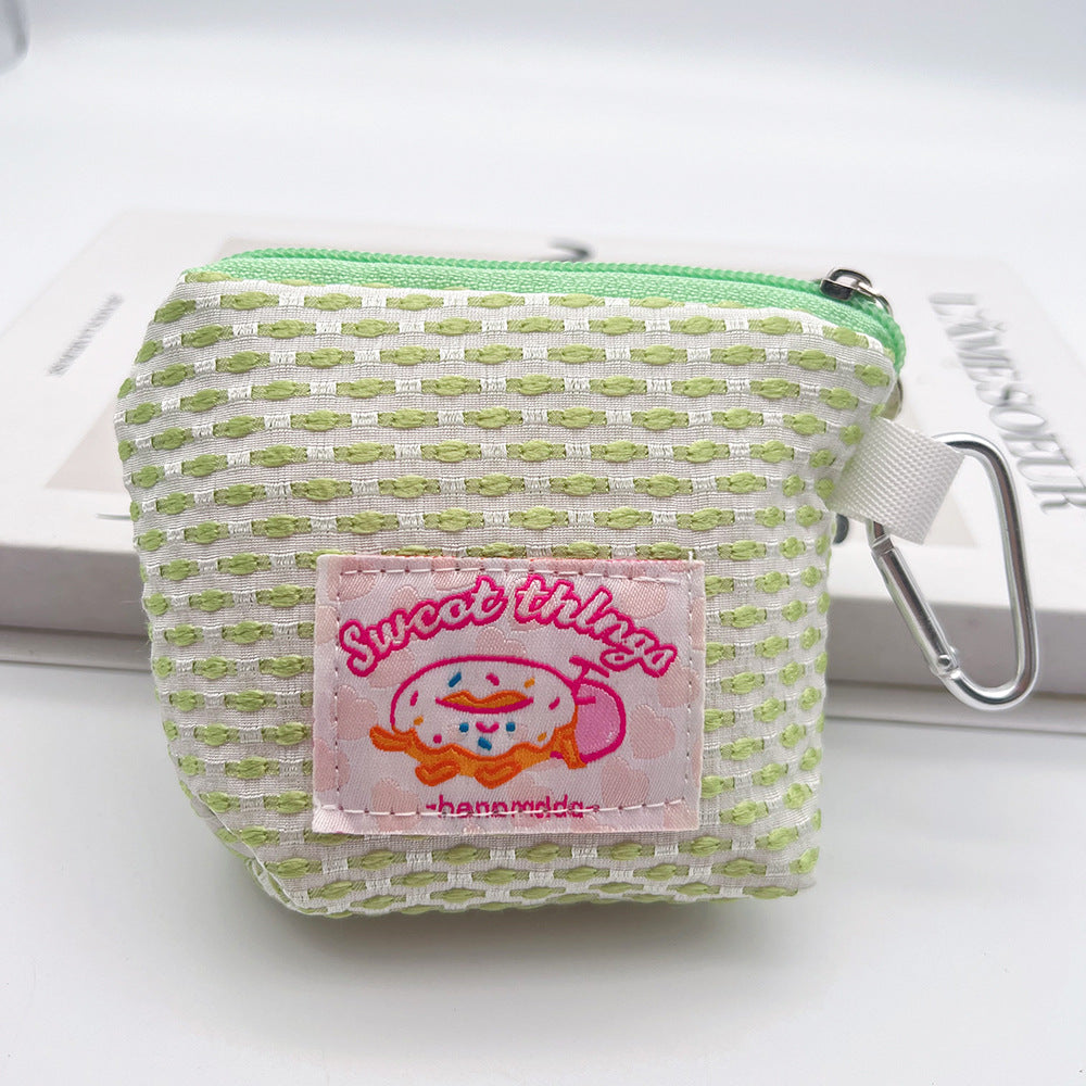 Mini Coin Purse Headphone Bag with Carabiner – Multifunctional Portable Bag Phone Accessory
