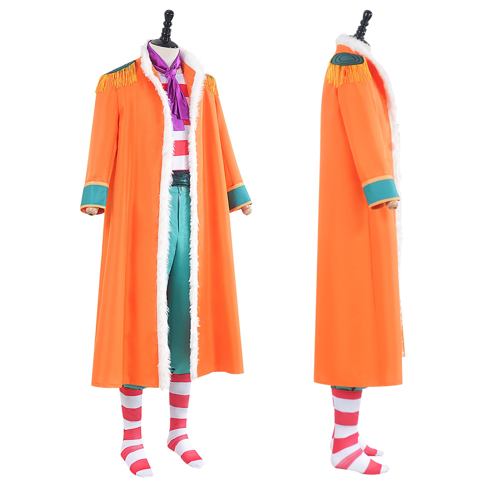 Navigation Buggy The Clown Cosplay Costume Men's Pirate One Piece Halloween Outfit