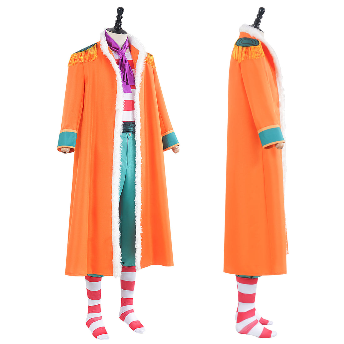 Navigation Buggy The Clown Cosplay Costume Men's Pirate One Piece Halloween Outfit