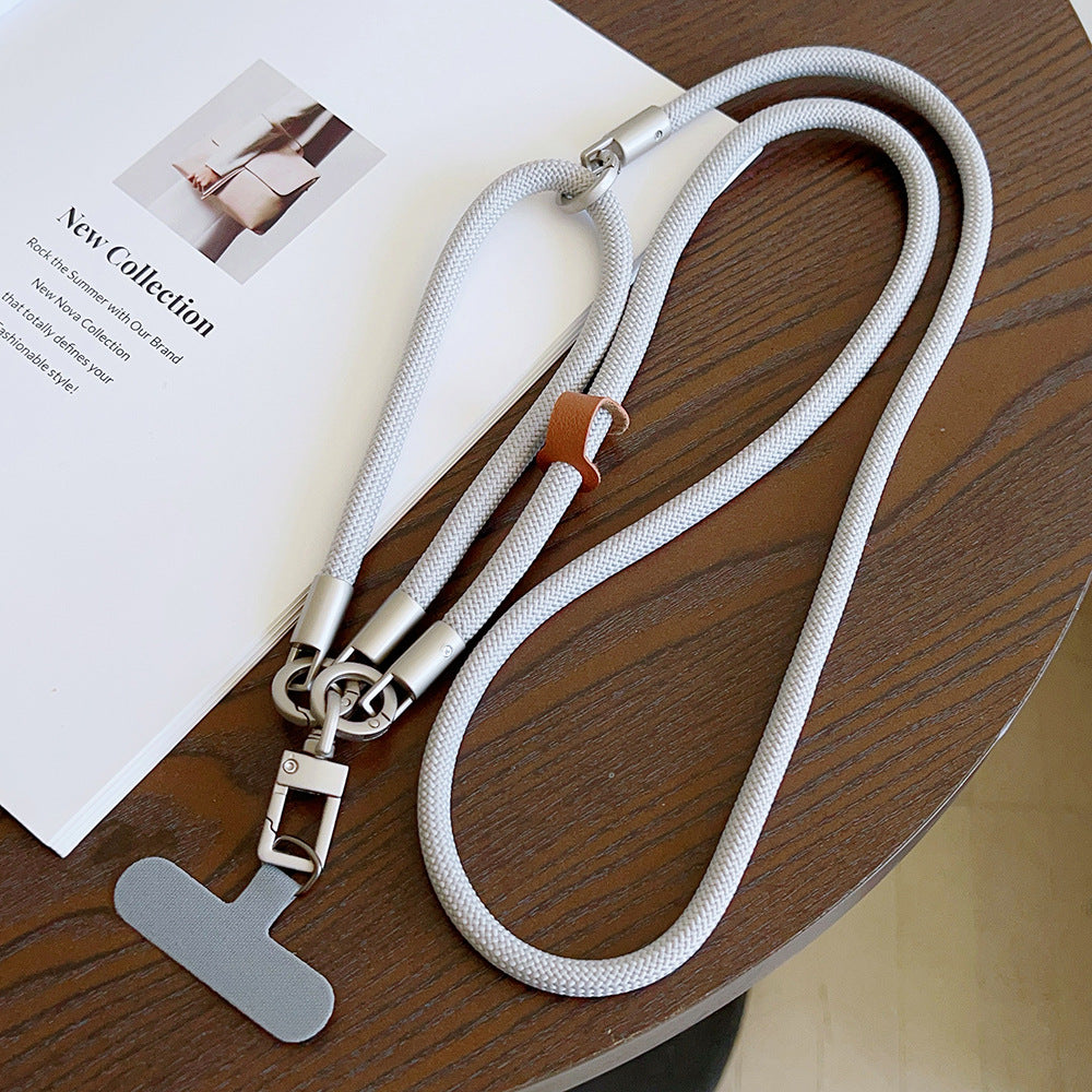 Multicolor Crossbody and Wrist Phone Strap with Tabs – Hand Woven 3-IN-1 Wristlet & Hand Lanyard