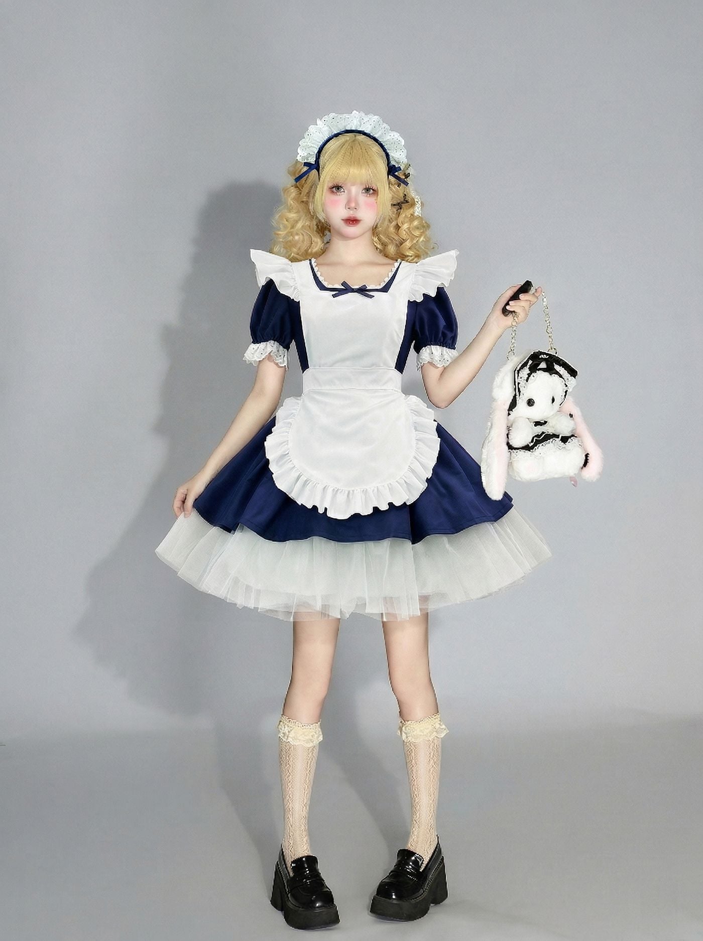 Angel Maid Outfit Alice Lolita Dress Cosplay Café Uniform Dress