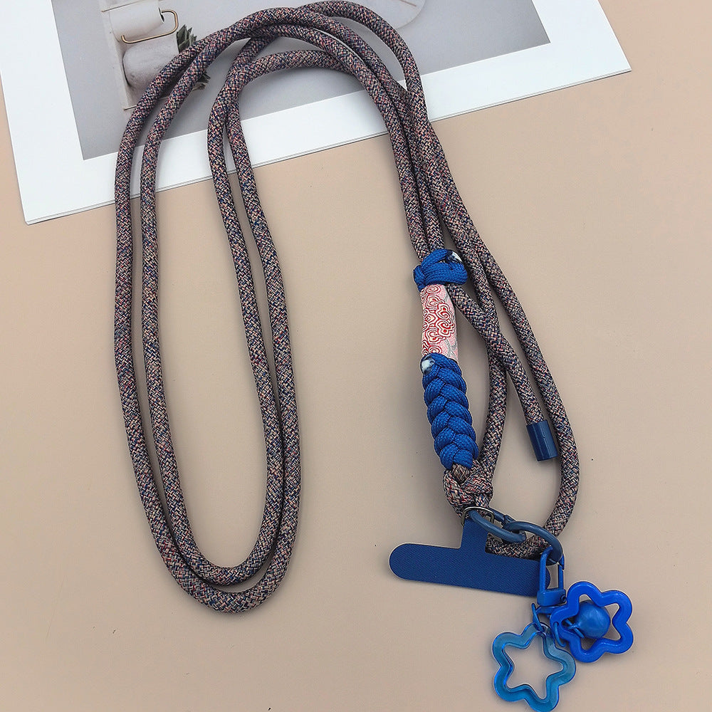 Multicolor Adjustable Crossbody Neck Phone Lanyard Long Strap with Tether Tabs Phone Charm