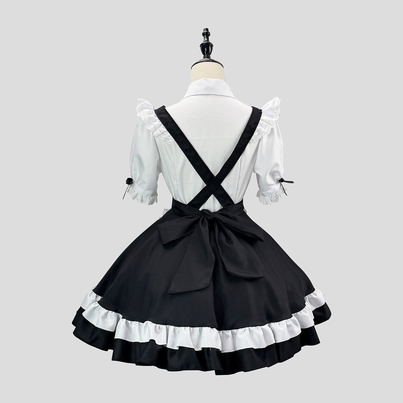 Daisy Manor Embroidery Maid Outfit Cosplay Lolita Ruffle Dress