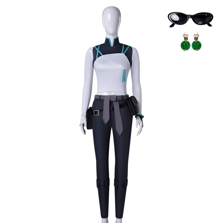 Game Valorant Sage New Skin Cosplay Costumes Women's Themed Party Outfit