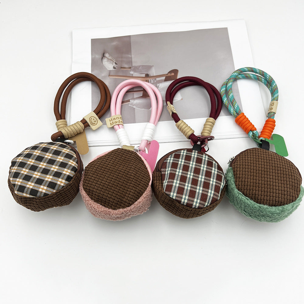 Mouse Mini Coin Purse with Phone Wrist Strap – Headphone Bag & Wristlet & Hand Lanyard