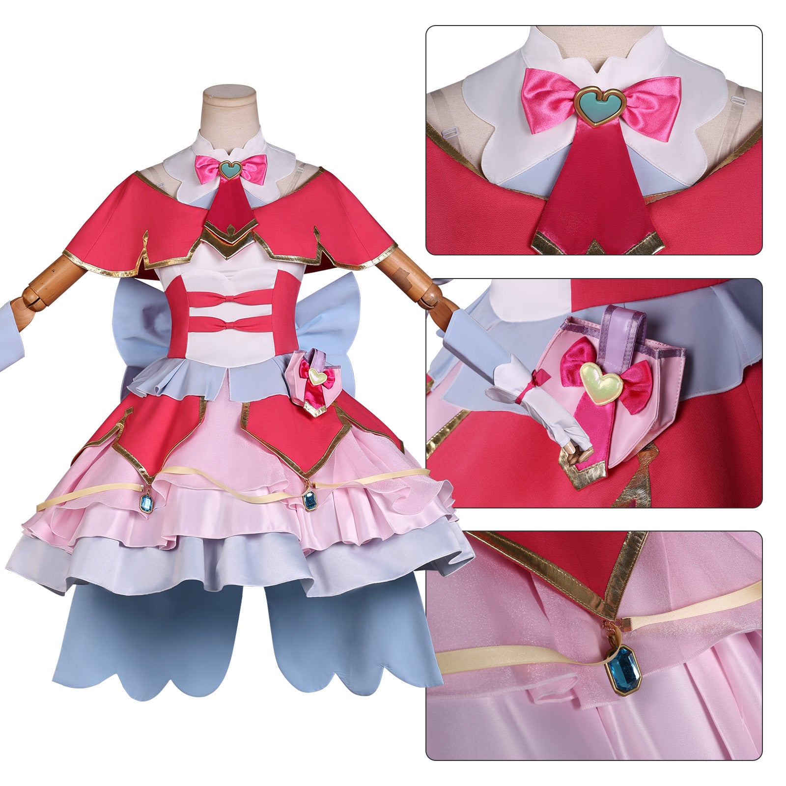 Star Detective Precure Mikuru Kobayashi Cure Mystique Cosplay Costumes