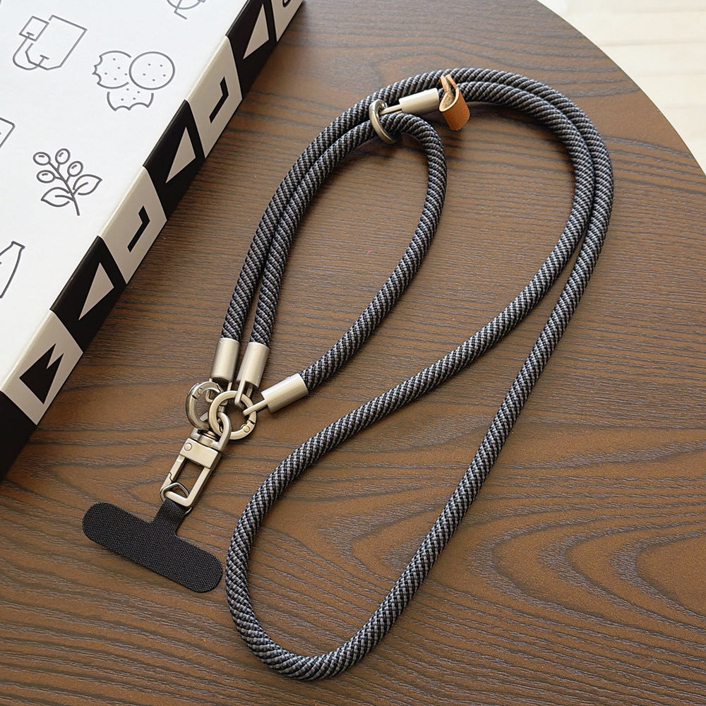 Multicolor Crossbody and Wrist Phone Strap with Tabs – Hand Woven 3-IN-1 Wristlet & Hand Lanyard