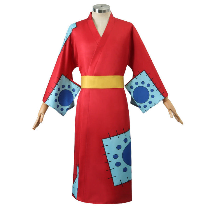 Anime Navigation Wano Country Monkey D. Luffy Kimono One Piece Cosplay Costumes
