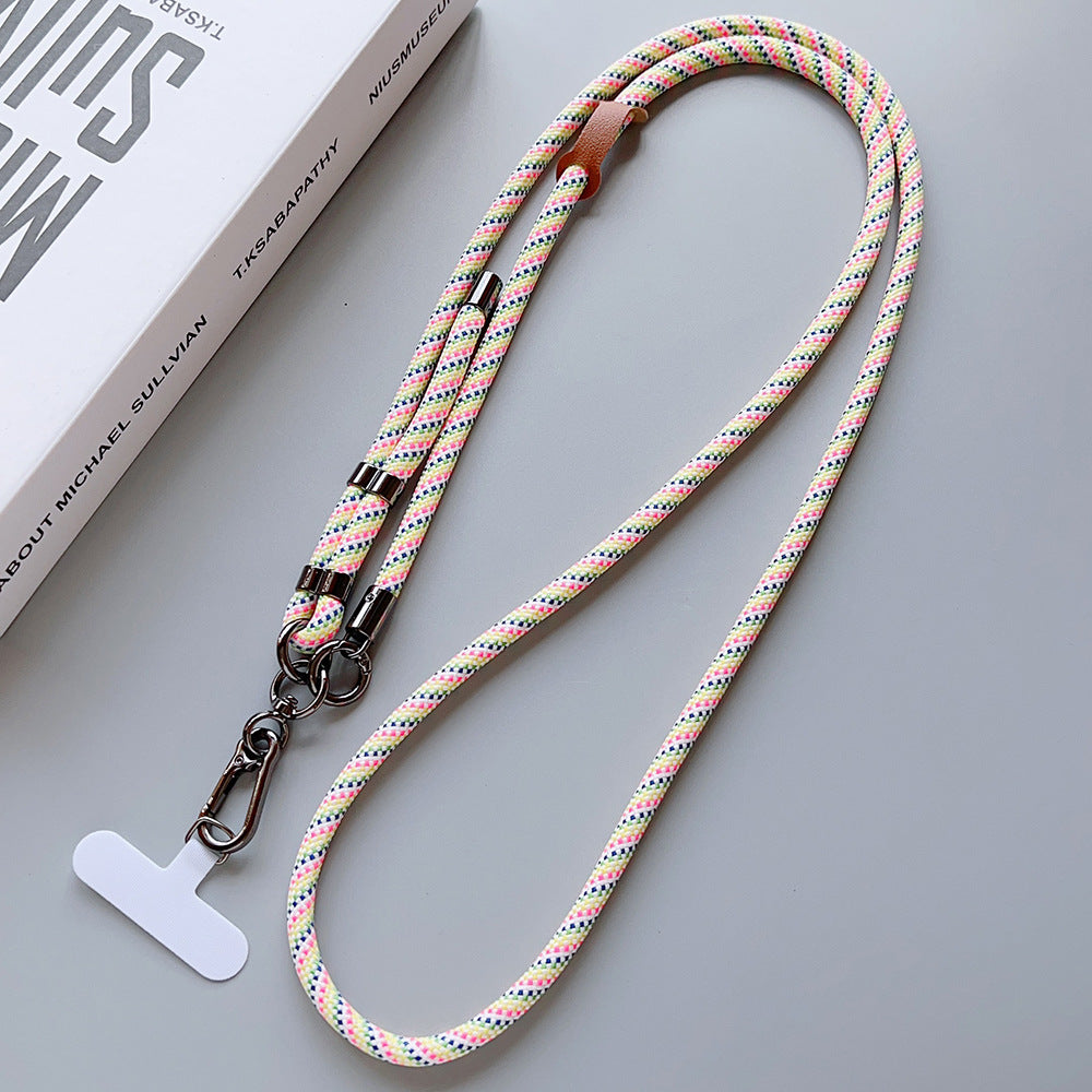 Buckle Adjustable Crossbody Neck Phone Strap with Tether Tabs – Travel Wristlet & Hand Lanyard