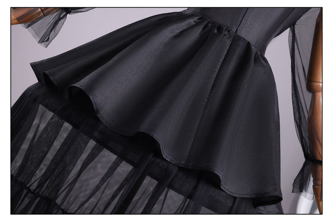 Wednesday Addams Season 2 Adult Kids Prom Dress Cosplay Costumes