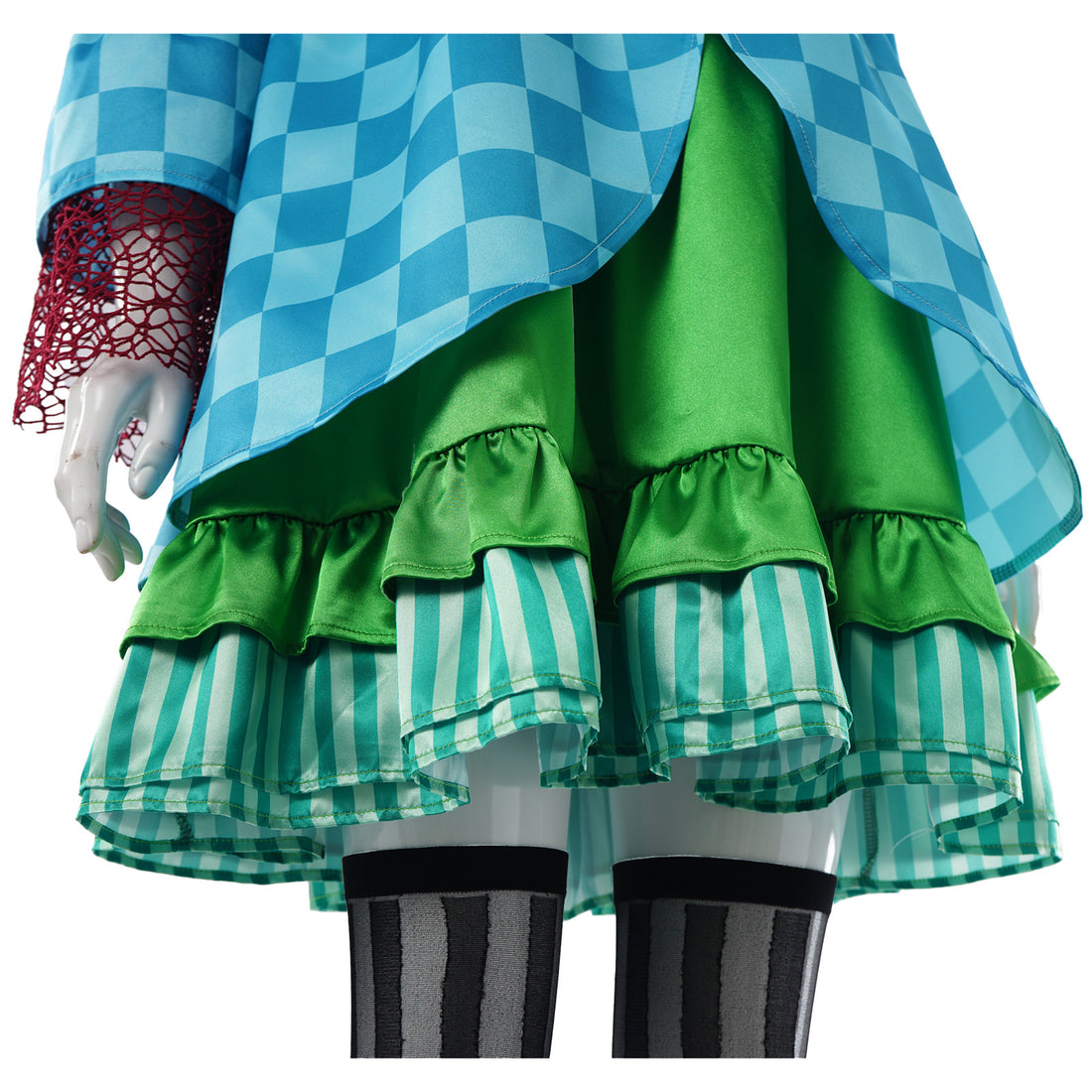 Alice Mad Hatter Genderbend Women Outfit - Halloween Carnival Party Cosplay Costume