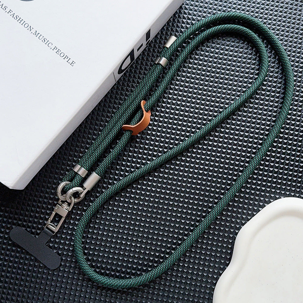 Rotatable Buckle Crossbody Neck Phone Lanyard Long Strap with Tether Tabs Phone Charm