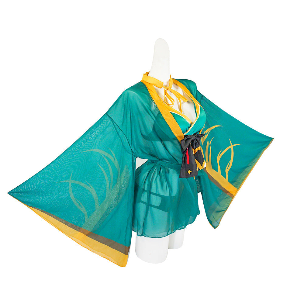 Genshin Impact Gorou Miss Hina Swimsuit Full Set Cosplay Costumes