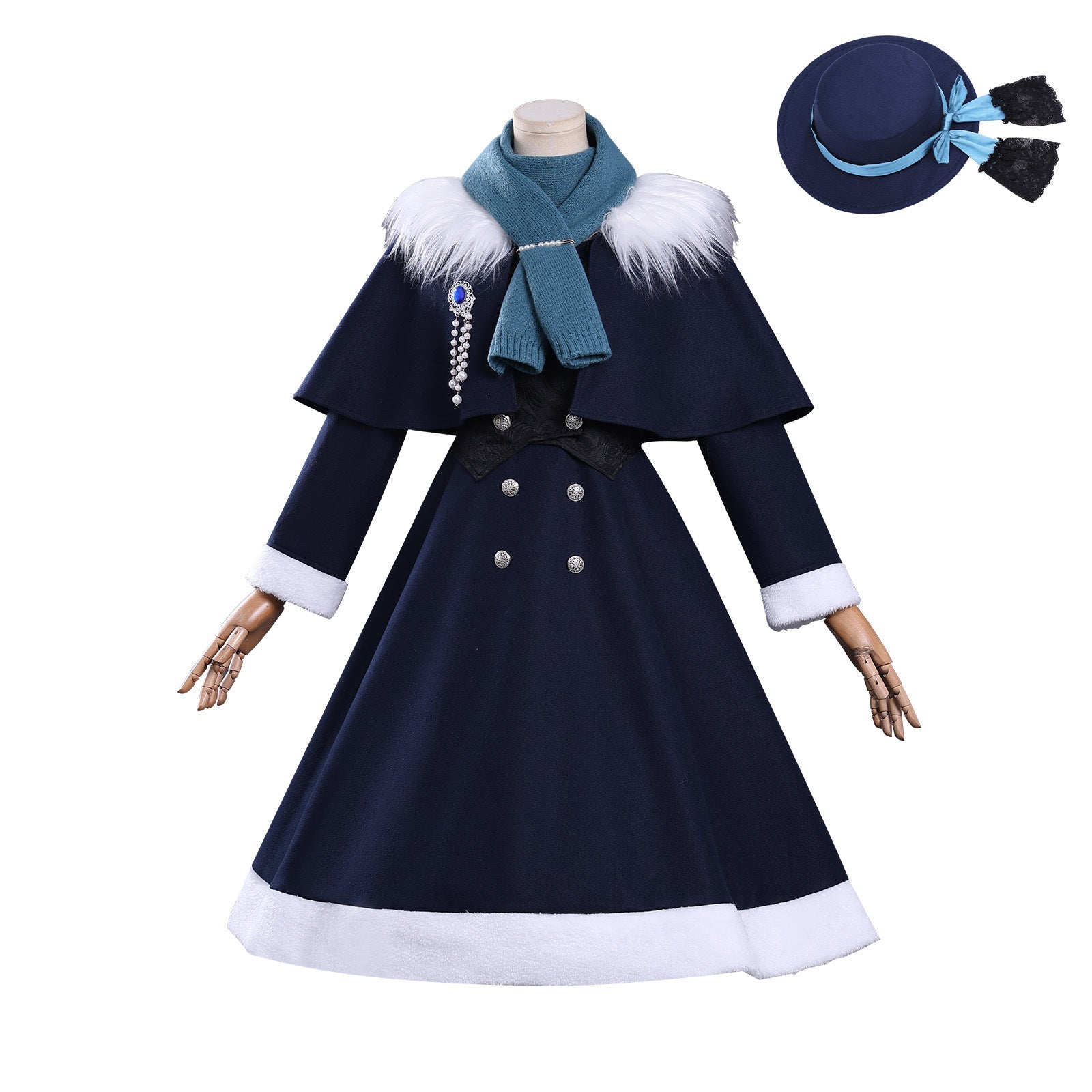 Game Reverse: 1999 Vertin Plush Winter Wear Cosplay Costumes