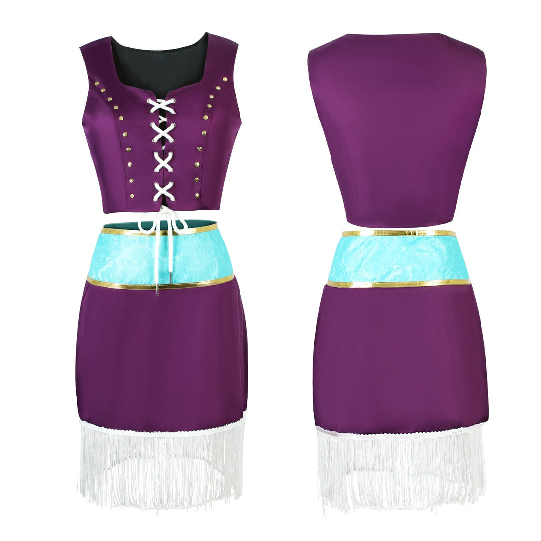 Anime Navigation Nico Robin Fur-collared Coat One Piece Cosplay Costumes