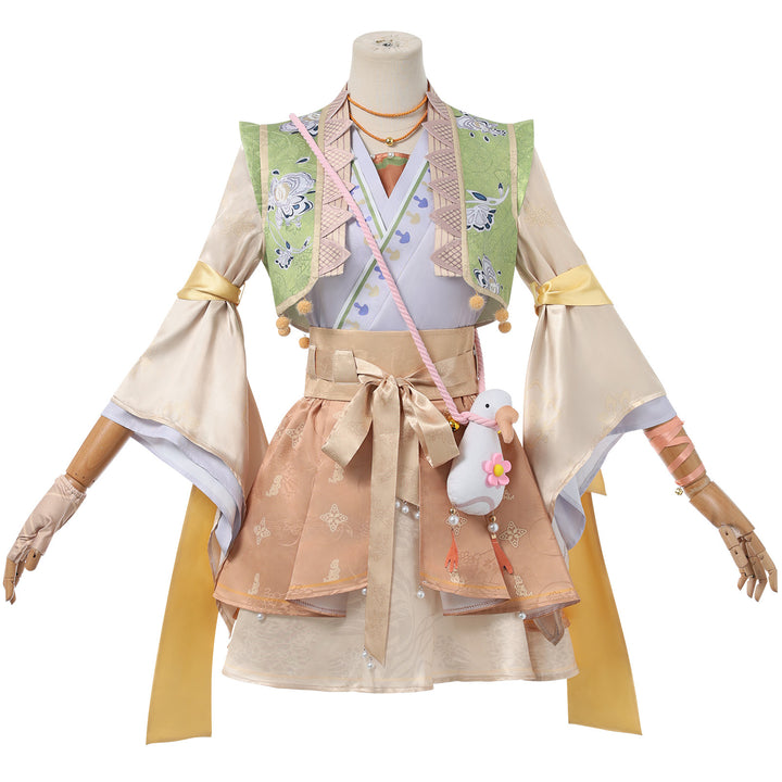 Where Winds Meet Qinghe Strong Heroine Outfit Cosplay Costumes Women's Traditional Themed Outfit