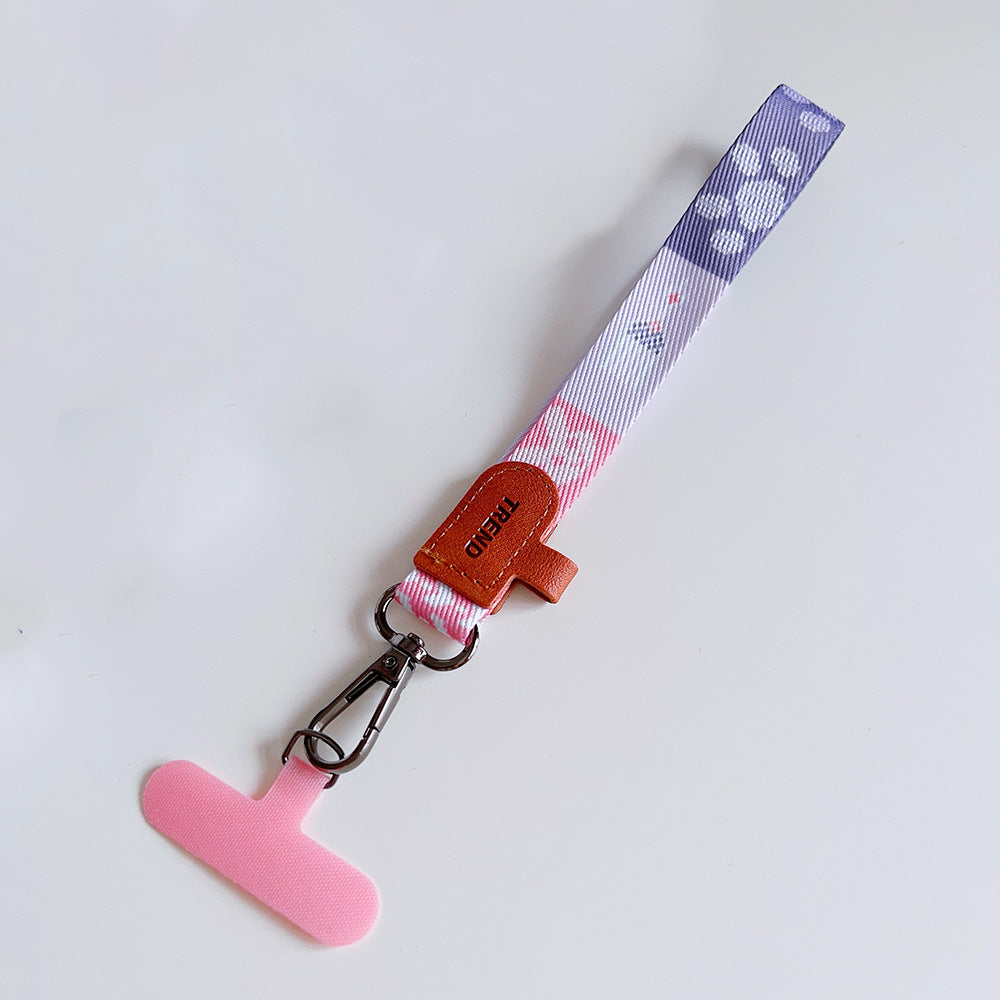 Rustic-style Webbing Wrist Phone Strap with Tether Tabs – Key Chain Wristlet & Hand Lanyard