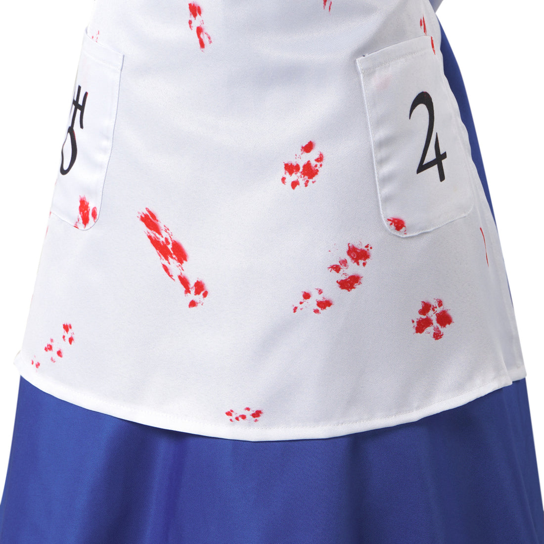 Alice Madness Returns Bloodstained Cosplay Costume - Halloween Lolita Maid Dress