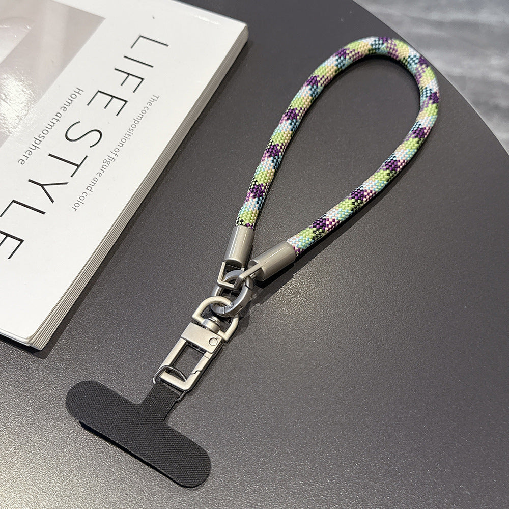 Multicolor Rotatable Wrist Phone Strap with Tether Tabs – Classic Thick Wristlet & Hand Lanyard