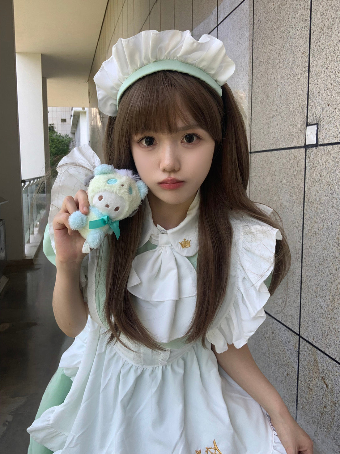 British Queen Maid Outfit Long Dress Lolita Cosplay Costume