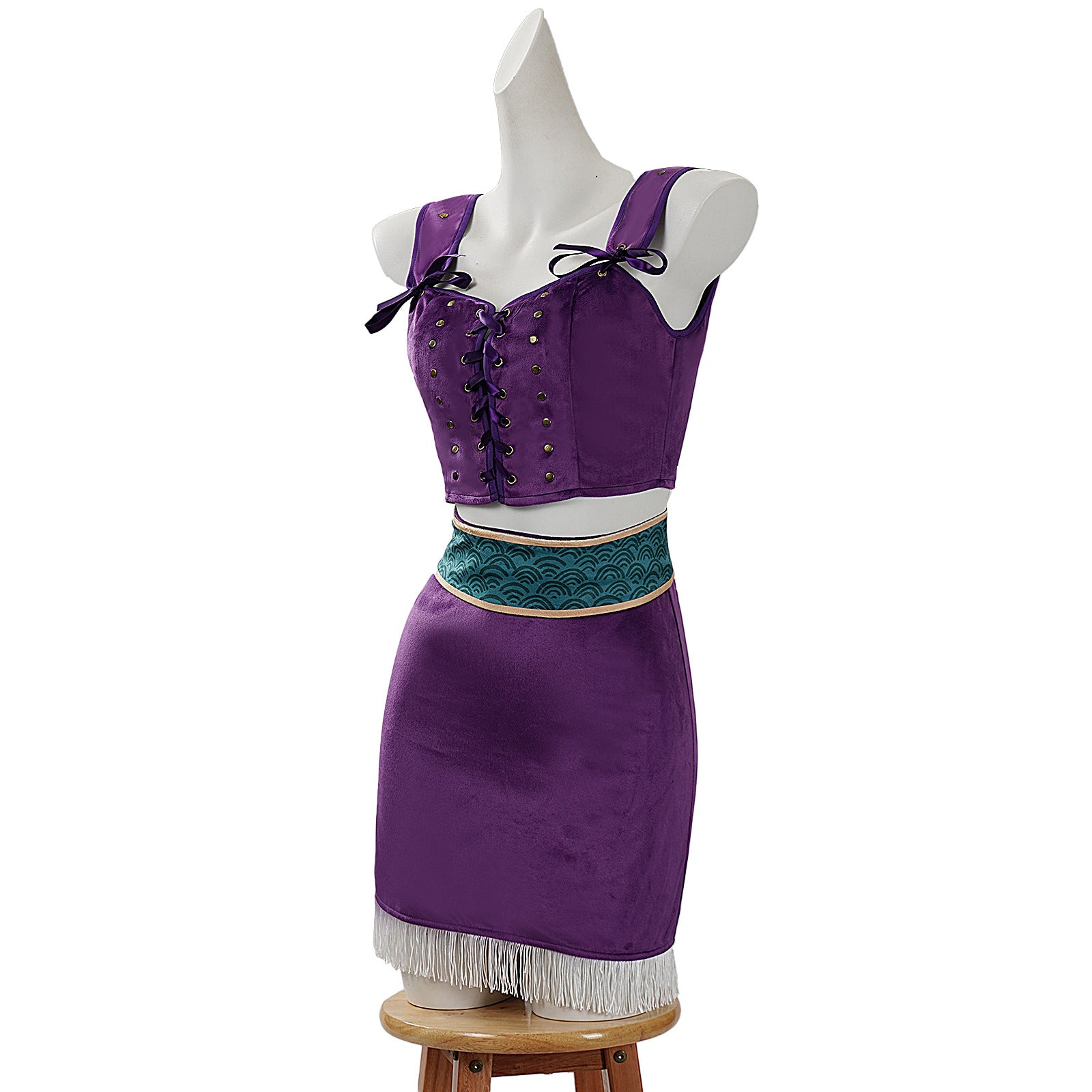Navigation Live Action Nico Robin Purple Cosplay Costume Budget Friendly One Piece Women Outfits