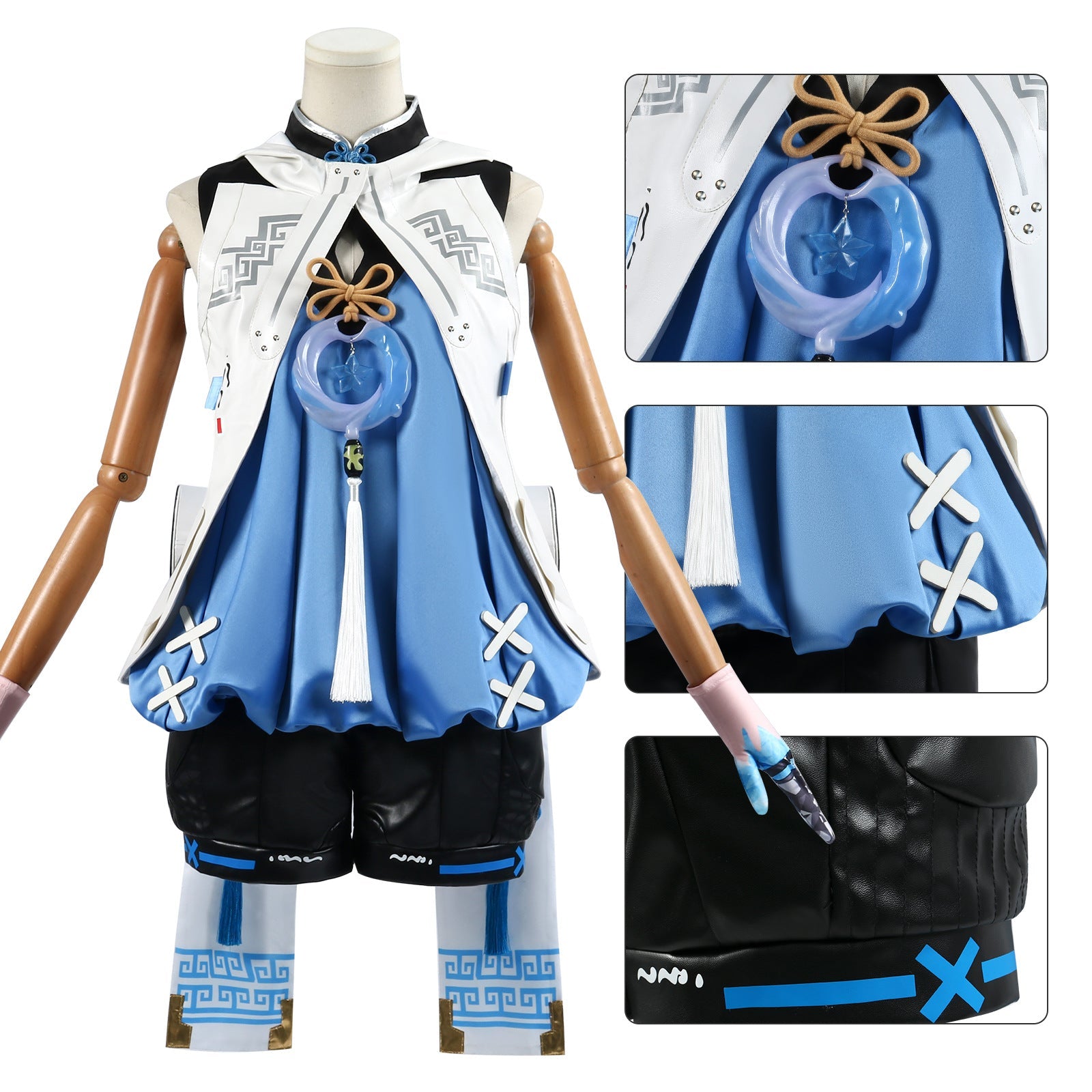 Game Wuthering Waves Youhu Frozen Sculptures Cosplay Costumes