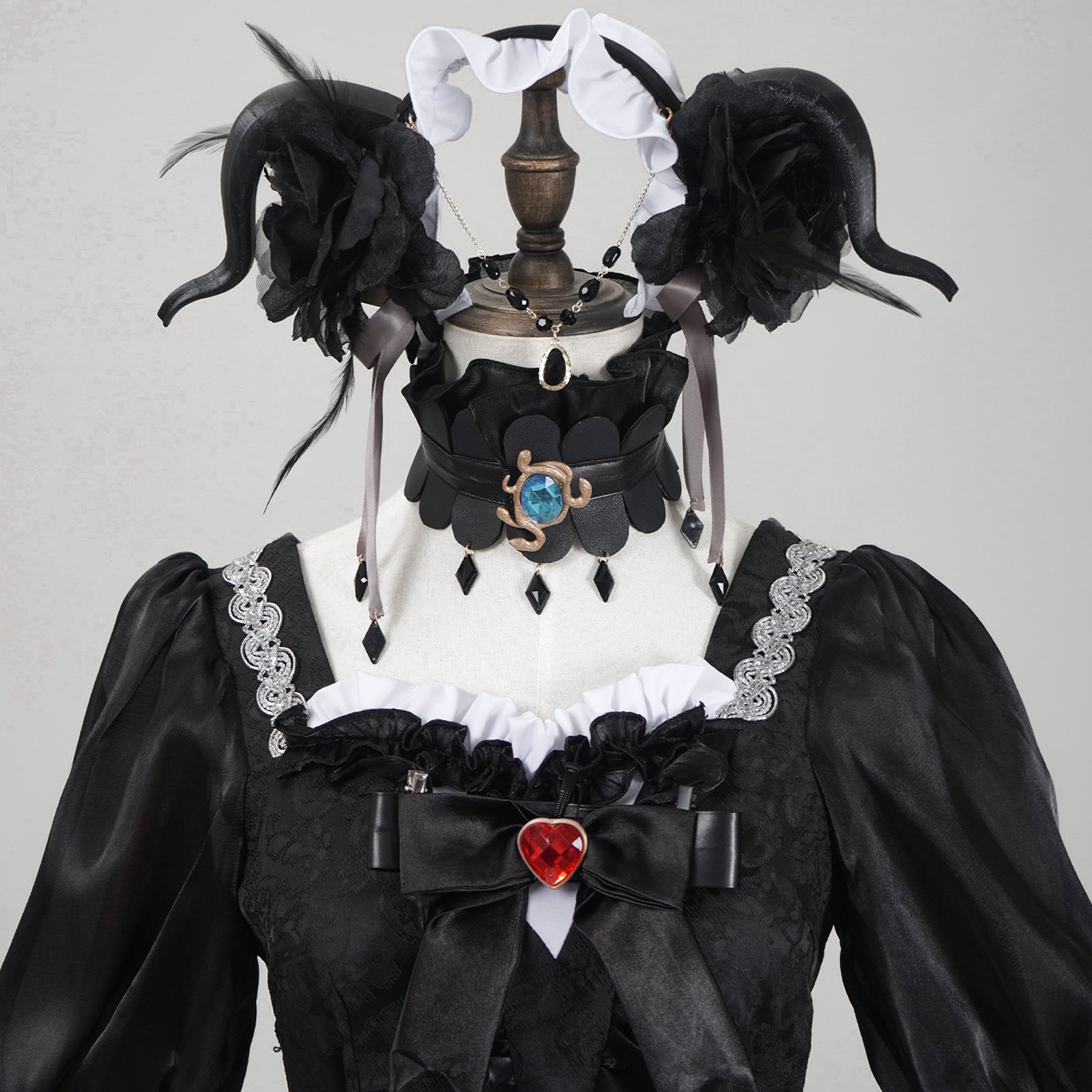 Identity V Priestess Crimson Suit Truth & Inference Redheaded Witch Cosplay Costumes