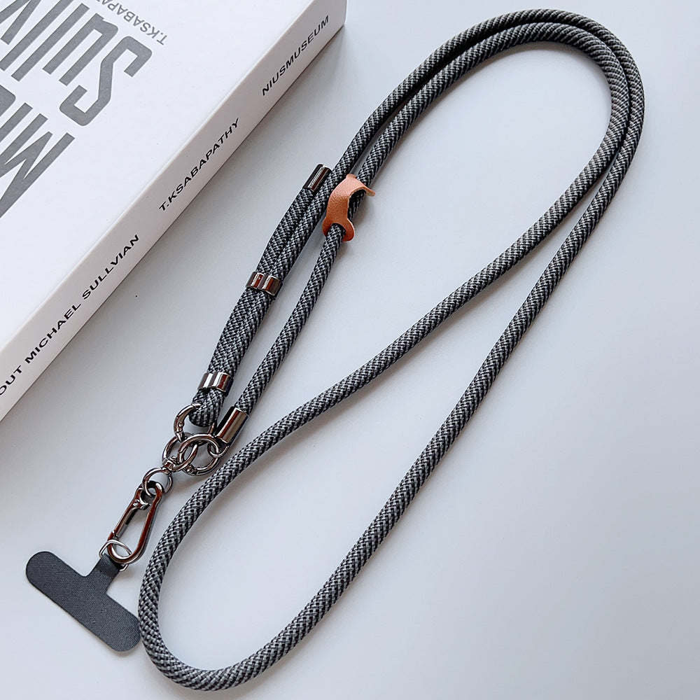 Buckle Adjustable Crossbody Neck Phone Strap with Tether Tabs – Travel Wristlet & Hand Lanyard