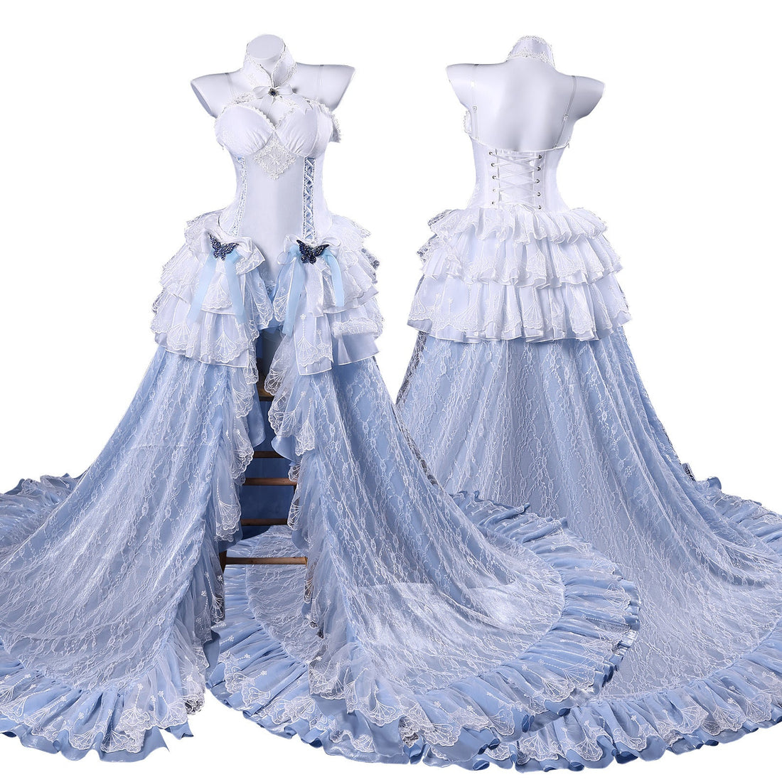 Azur Lane Cheshire White Seaside Melody Wedding Dress Cosplay Costumes