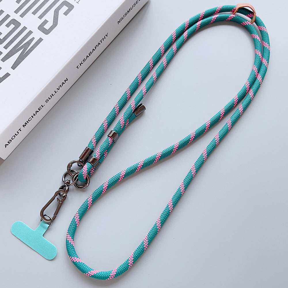 Buckle Adjustable Crossbody Neck Phone Strap with Tether Tabs – Travel Wristlet & Hand Lanyard