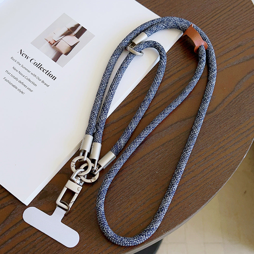Multicolor Crossbody and Wrist Phone Strap with Tabs – Hand Woven 3-IN-1 Wristlet & Hand Lanyard