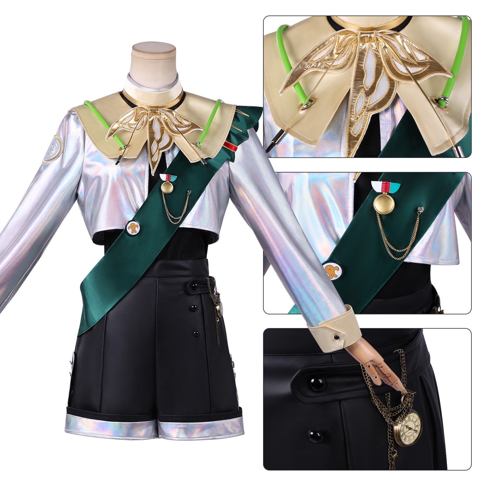 Reverse: 1999 Silverwing Eagle Cosplay Costume Women Dress Game Outfit for Halloween
