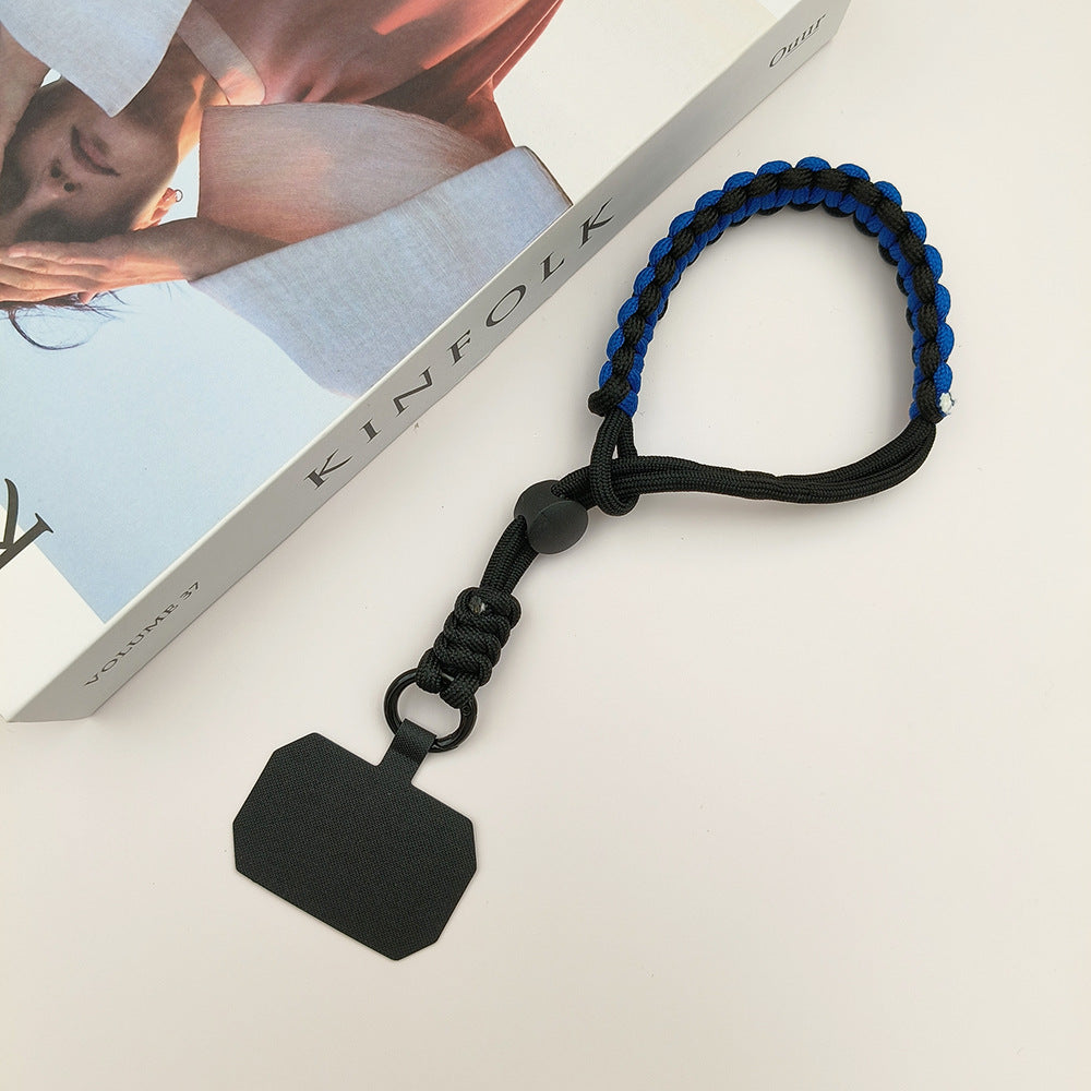 Multicolor Adjustable Wrist Phone Strap with Tether Tabs – Hand Woven Wristlet & Hand Lanyard