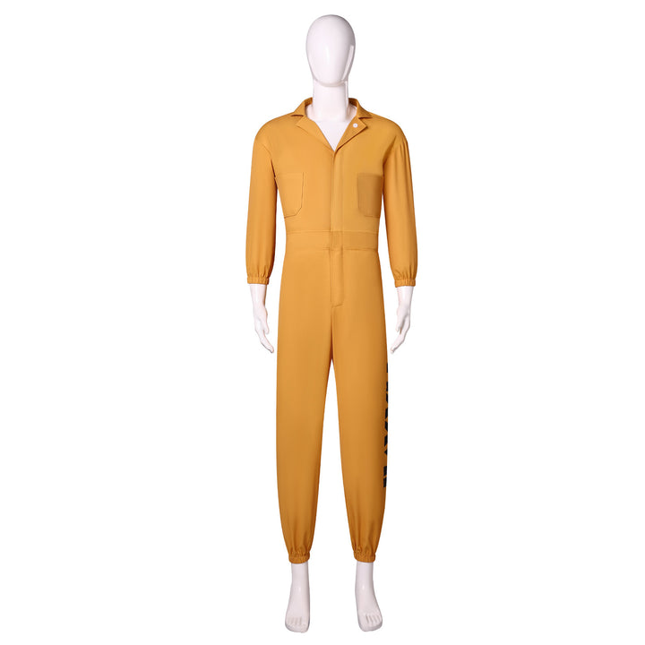 Game Delta Force Yellow Prisoner Skin Inmate Jumpsuit Cosplay Costumes Halloween Themed Outfit