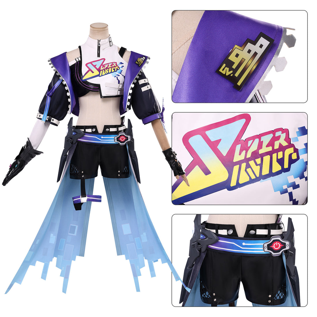 Honkai: Star Rail Silver Wolf LV.999 Cosplay Costumes Game Streamer Themed Carnival Outfit
