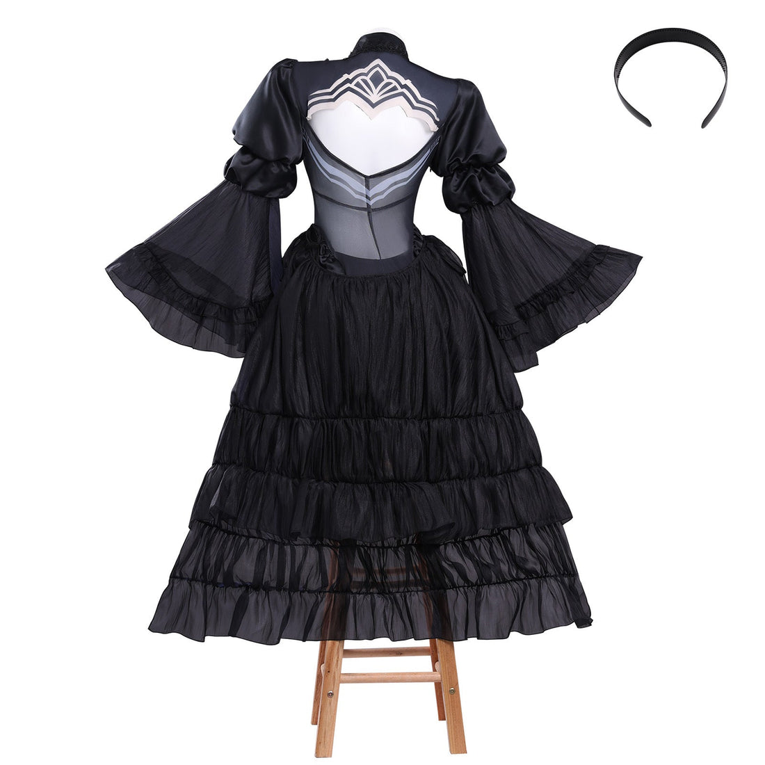 NieR:Automata YoRHa No.2 Type B 2B Black Bridal Gown Cosplay Costumes