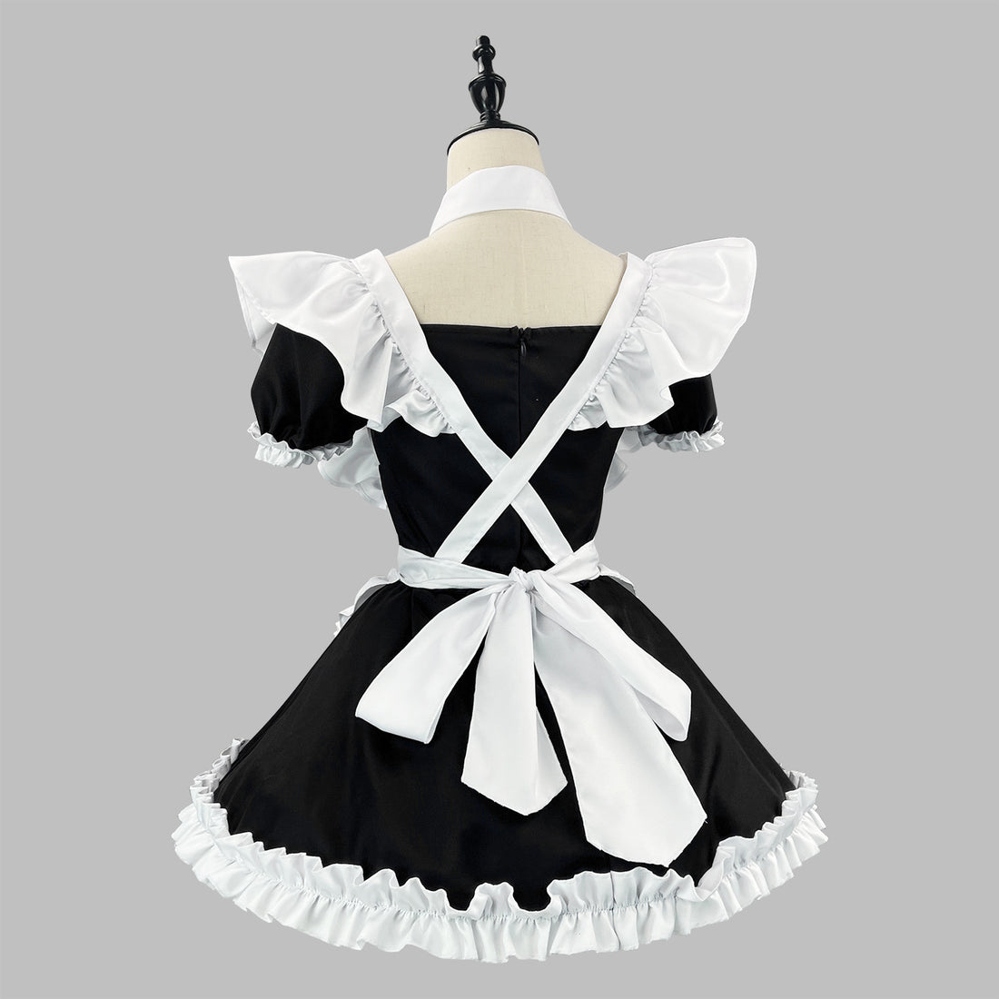 Classic Short Sleeve Lolita Dress Cute Japanese Maid Cosplay