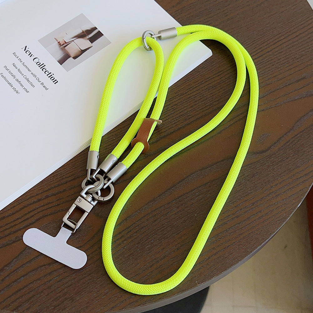 Multicolor Crossbody and Wrist Phone Strap with Tabs – Hand Woven 3-IN-1 Wristlet & Hand Lanyard