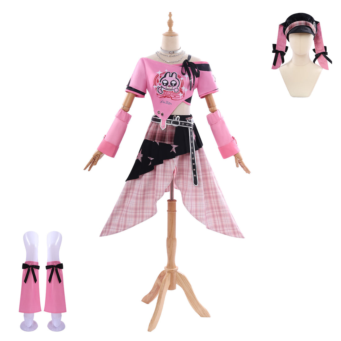 Identity V X Siam Liph Barmaid Xiuzhen The Rabbit Cosplay Costumes Themed Carnival Party Outfit