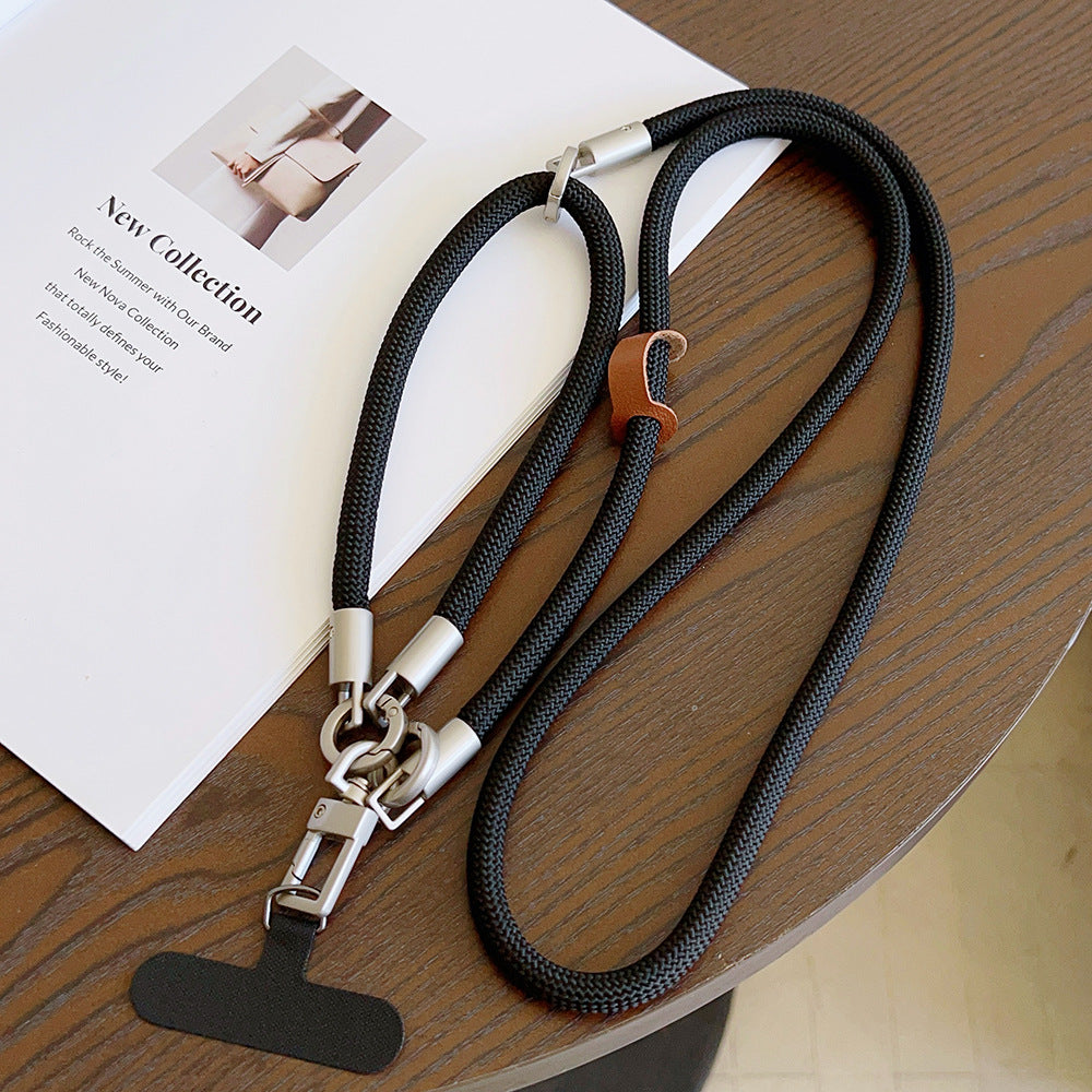 Multicolor Crossbody and Wrist Phone Strap with Tabs – Hand Woven 3-IN-1 Wristlet & Hand Lanyard