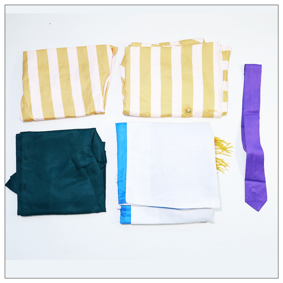 Navigation Admiral Kizaru Borsalino Cosplay Costume - One Piece Marine Justice Cape & Uniform