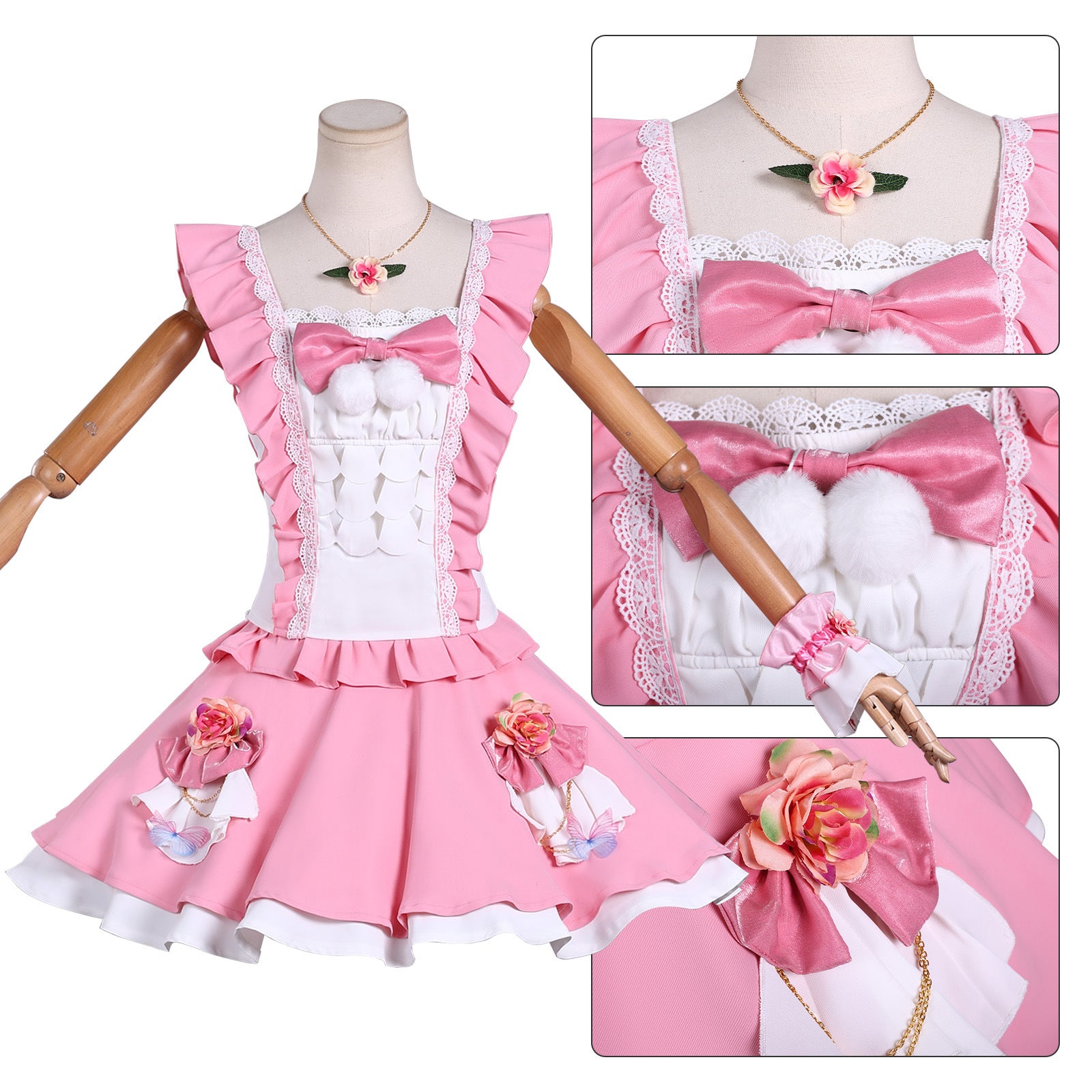 Star Activity Nijino Yume S4 Pink School Uniform Cosplay Costume Women's Academy Suit