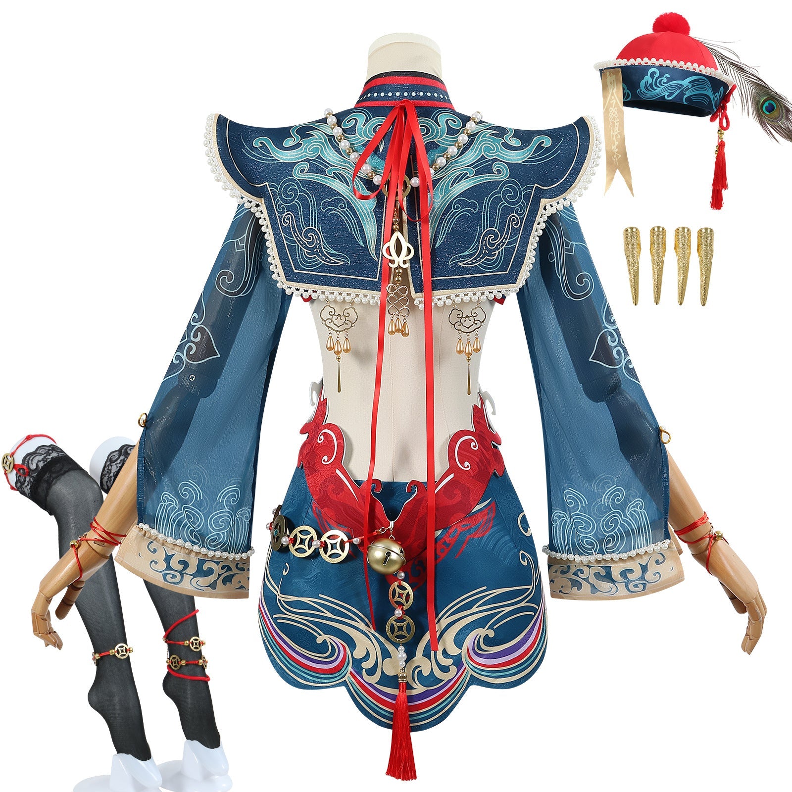 Naraka: Bladepoint Zombie Girl Tessa Ink Travel Cosplay Costumes