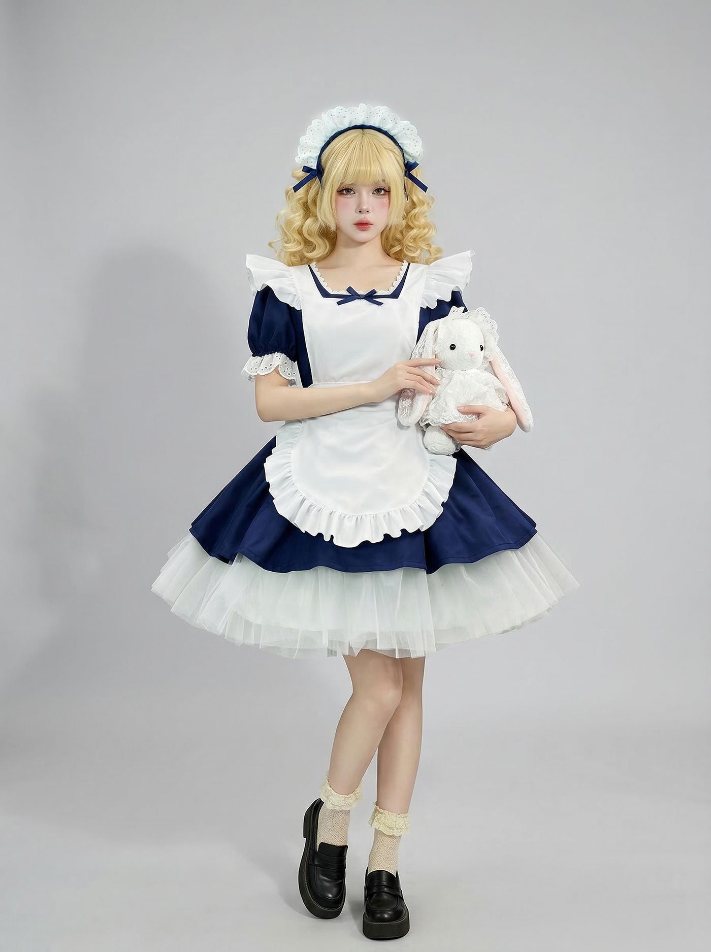 Angel Maid Outfit Alice Lolita Dress Cosplay Café Uniform Dress