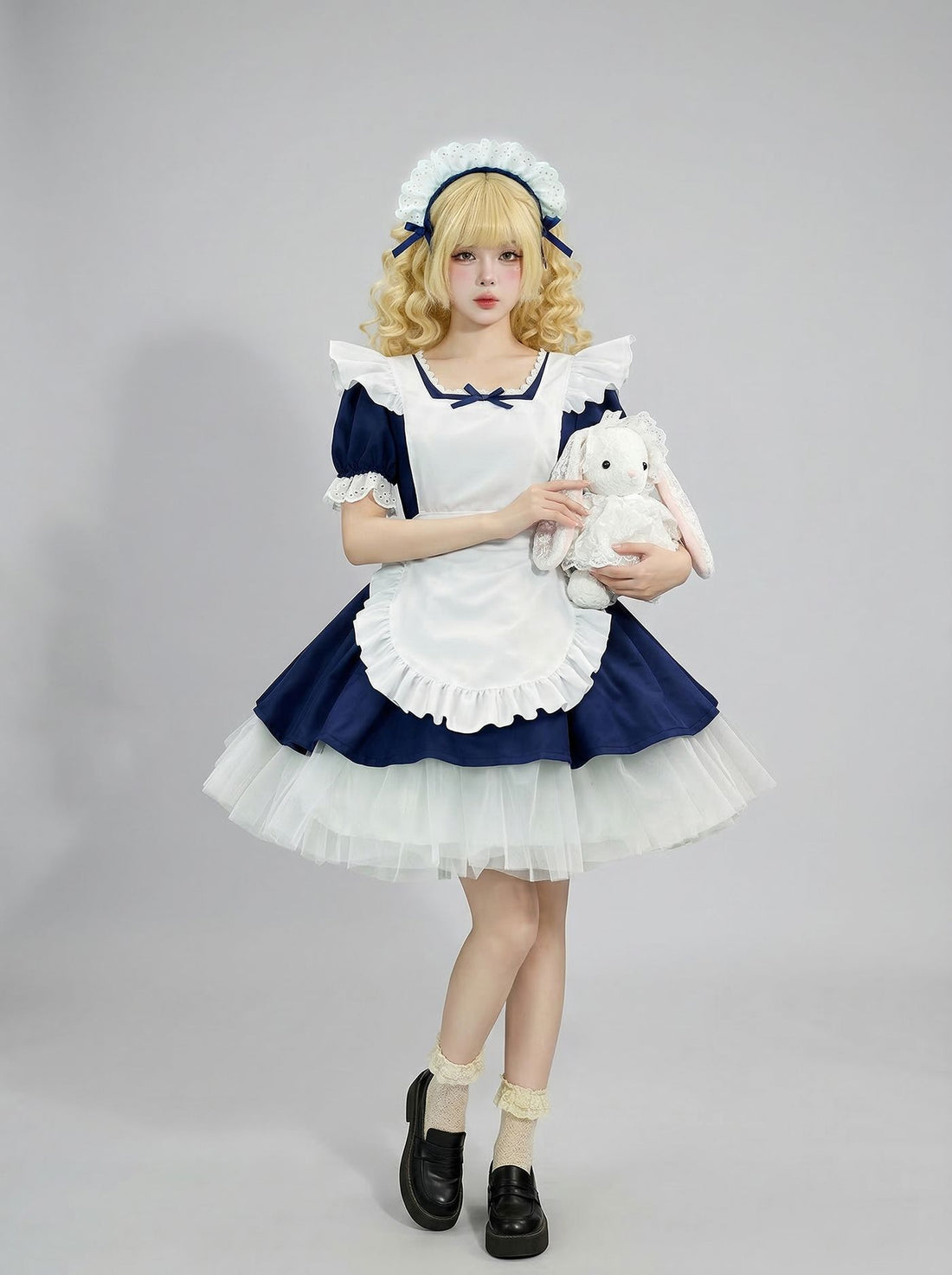 Angel Maid Outfit Alice Lolita Dress Cosplay Café Uniform Dress