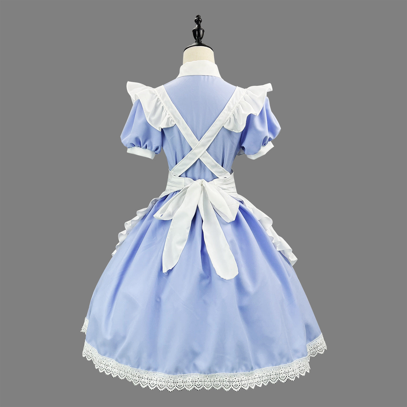 British Queen Maid Outfit Long Dress Lolita Cosplay Costume