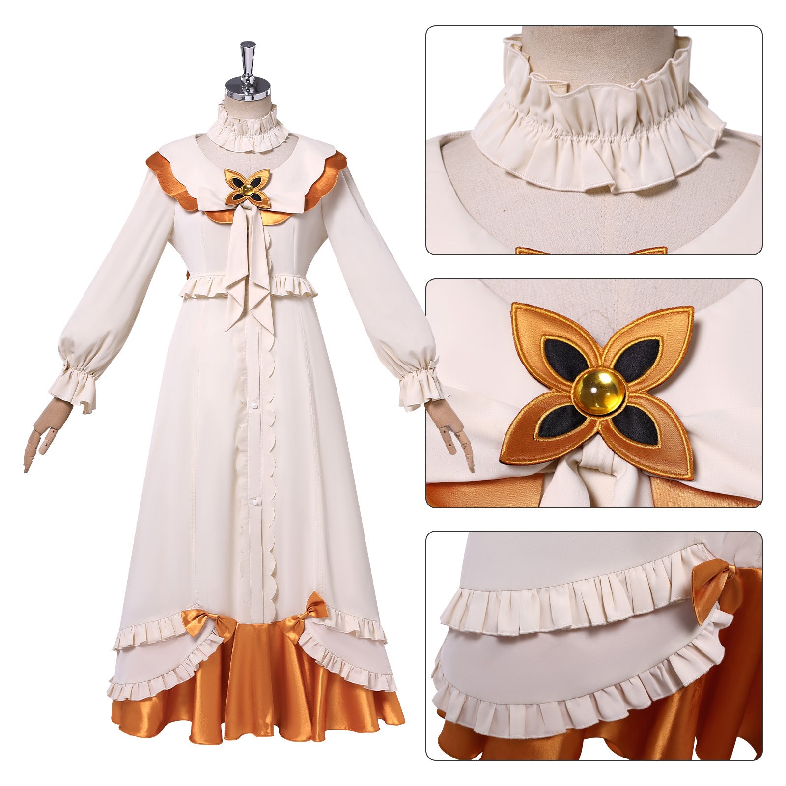 Genshin Impact Marionette Sandrone Cosplay Costumes Women's Pajamas Game Themed Party Outfit