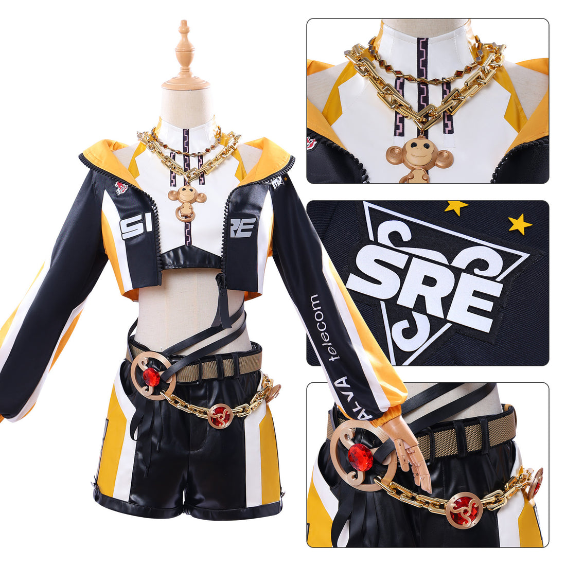 Identity V Game IDV-ES Enchantress SRE.PATRICIA Cosplay Costumes Women's Suit Carnival Party Outfit
