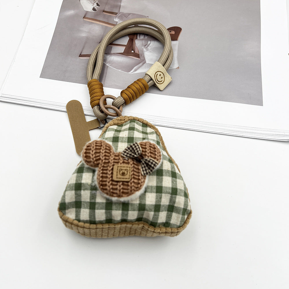 Mouse Mini Coin Purse with Phone Wrist Strap – Headphone Bag & Wristlet & Hand Lanyard