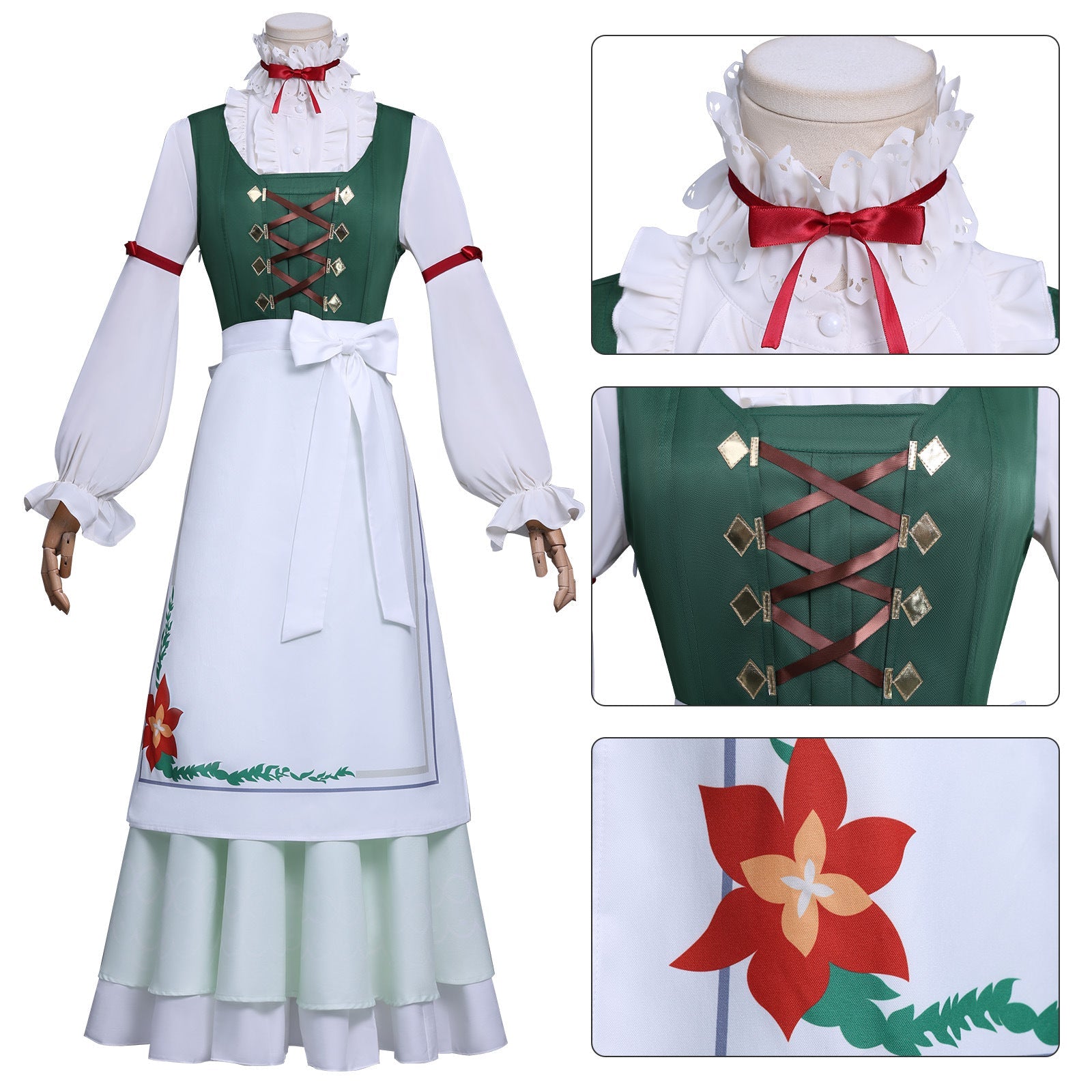 Frieren: Beyond Journey's End Human Mage Fern Cosplay Costumes